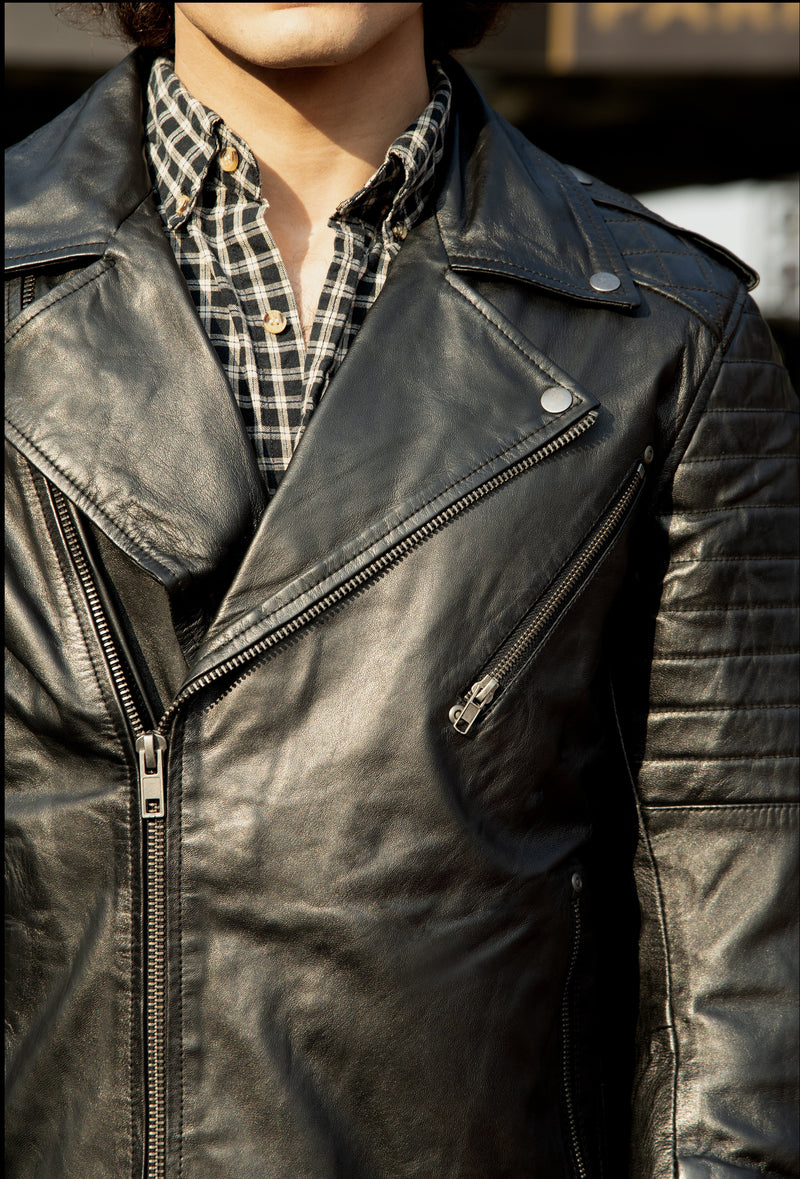 Travolta Black Leather Jacket