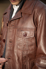 Durden Cappuccino Leather Jacket