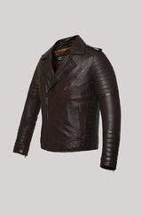 Travolta Brown Leather Jacket