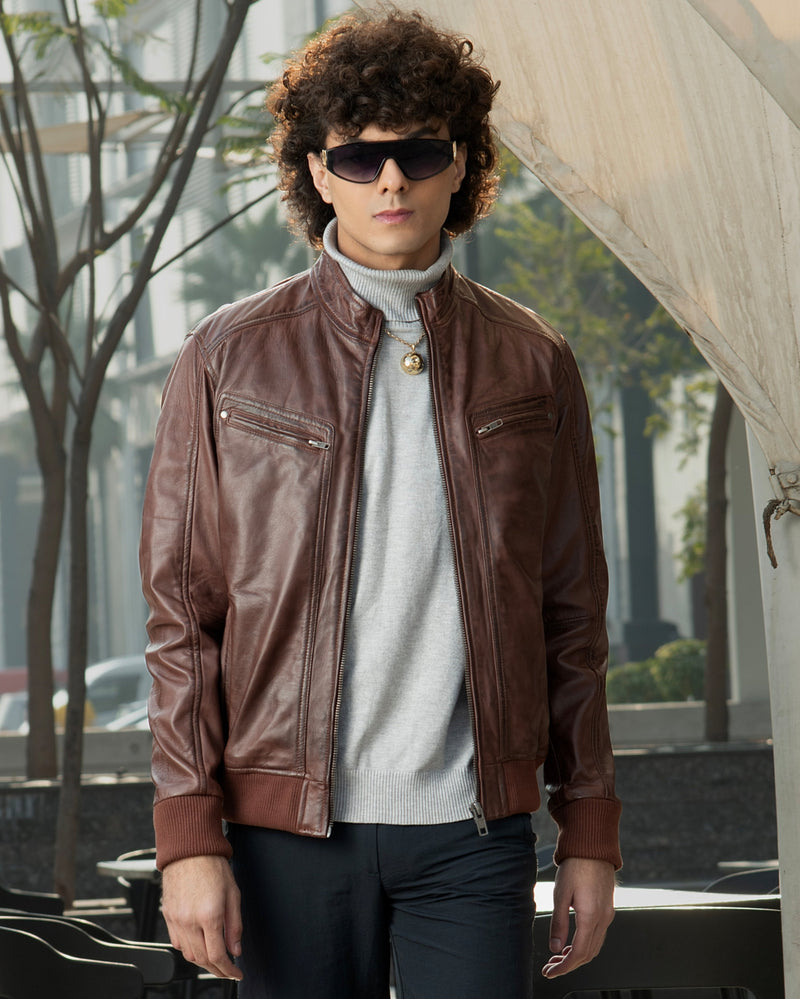 Star-Lord Cappuccino Leather Jacket