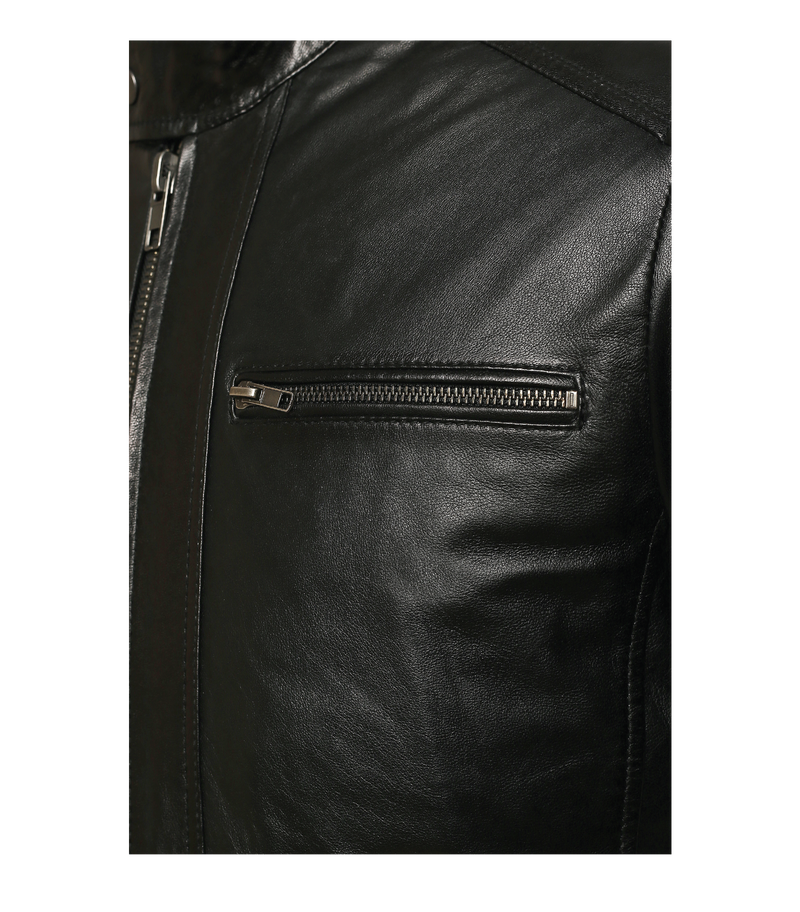 Logan-Star Black Leather Jacket