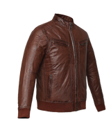 Star-Lord Brown Leather Jacket - Sims Leather