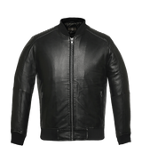 Logan-Star Black Leather Jacket - Sims Leather