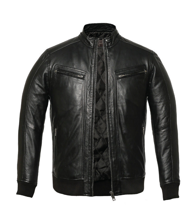 Star-Lord Black Leather Jacket - Sims Leather