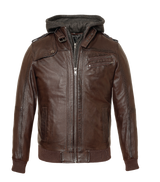 El Camino Brown Leather Jacket
