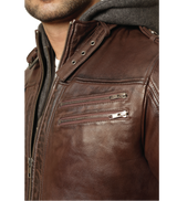 El Camino Brown Leather Jacket