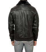 Maverick Black Leather Jacket
